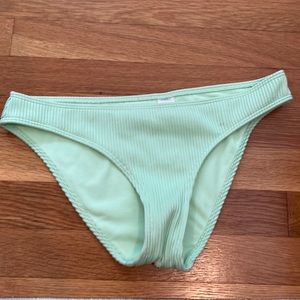 hollister green bikini bottoms